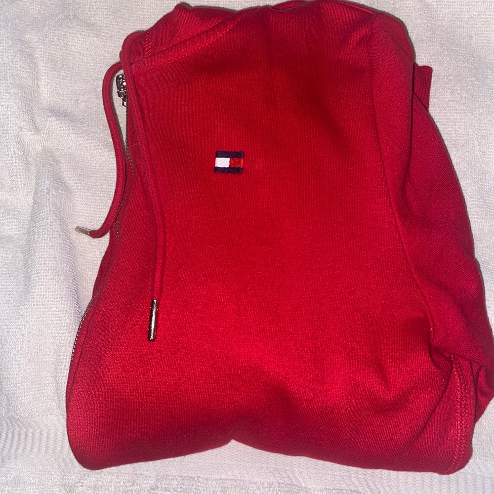 Tommy Hilfiger Vibrant Red Zip-Up